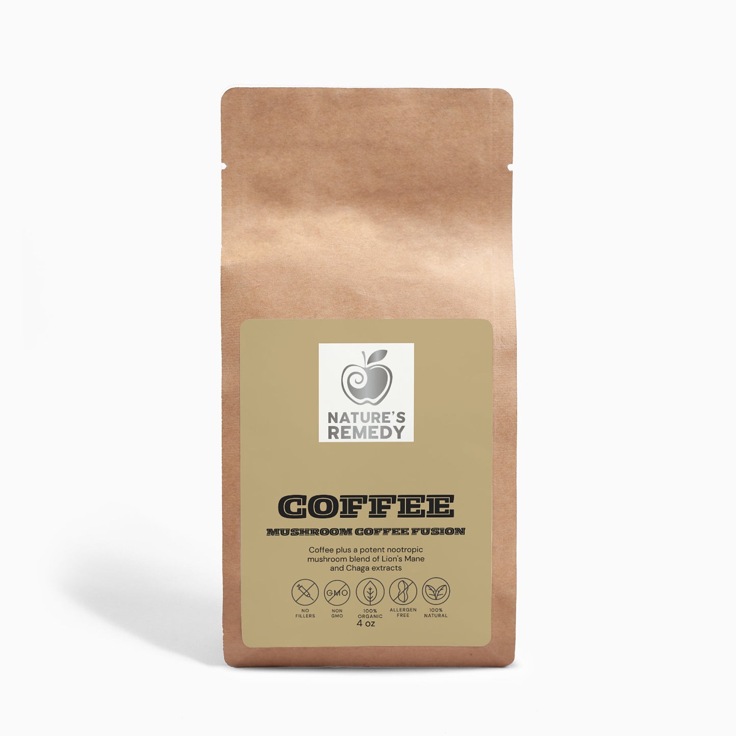 Mushroom Coffee Fusion - Lion’s Mane & Chaga 4oz